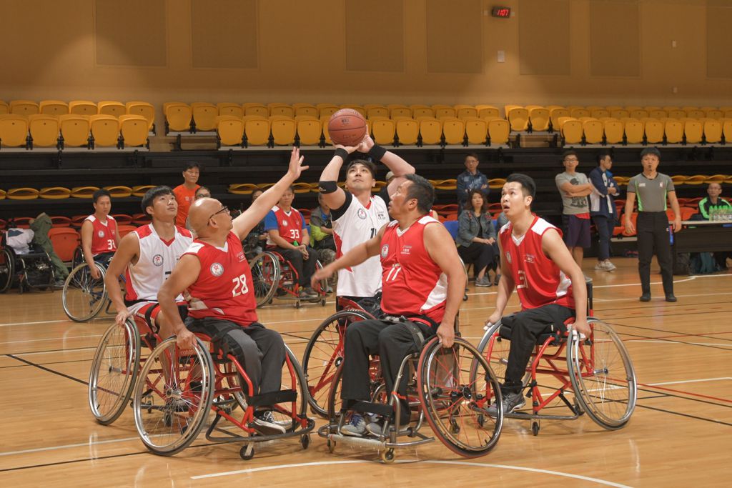 第七屆全港運動會 — 輪椅籃球挑戰賽四強賽 新界東、港島西報捷勇闖決賽