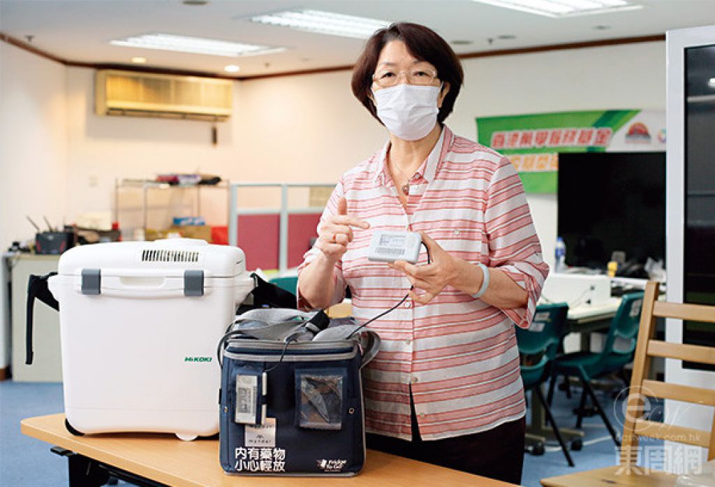 蔣秀珠指計劃首次應用了冷鏈和物聯網技術，監察運送藥物的過程和溫度，是科技應用在醫療和社福界的創新例子。