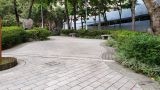 Picture-Passages and stone benches in the park