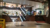 Picture-Many wheelchair users are especially careful on the stairs in the mall
