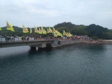 Picture-Looking at the public dock from the boat